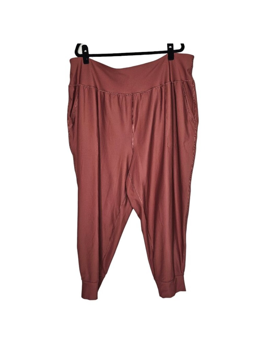 Old Navy 3x Powersoft Jogger Brown Go Dry Pockets Active Athletic Lounge Gym